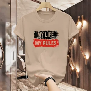 Export 100% Cotton Fabric Round Neck Printed T-Shirt