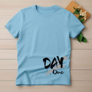 Export Quality 100% Cotton Round Neck Printed T-shirt