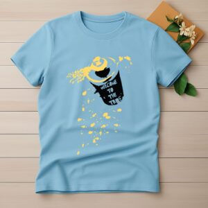 Export Quality 100% Cotton Round Neck Printed T-shirt