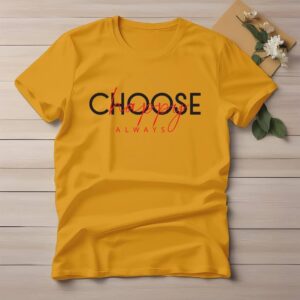 Export Quality 100% Cotton Round Neck Printed T-shirt